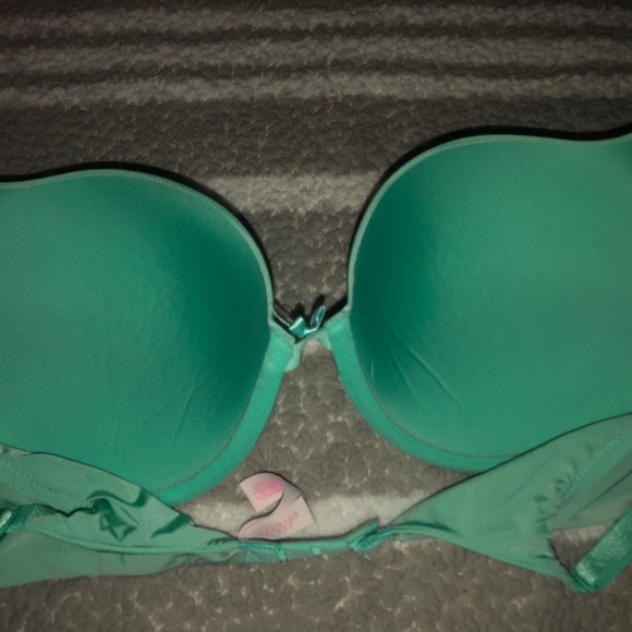 EUC Mint green Victoria's Secret pushup bra 36D - Picture 2 of 3